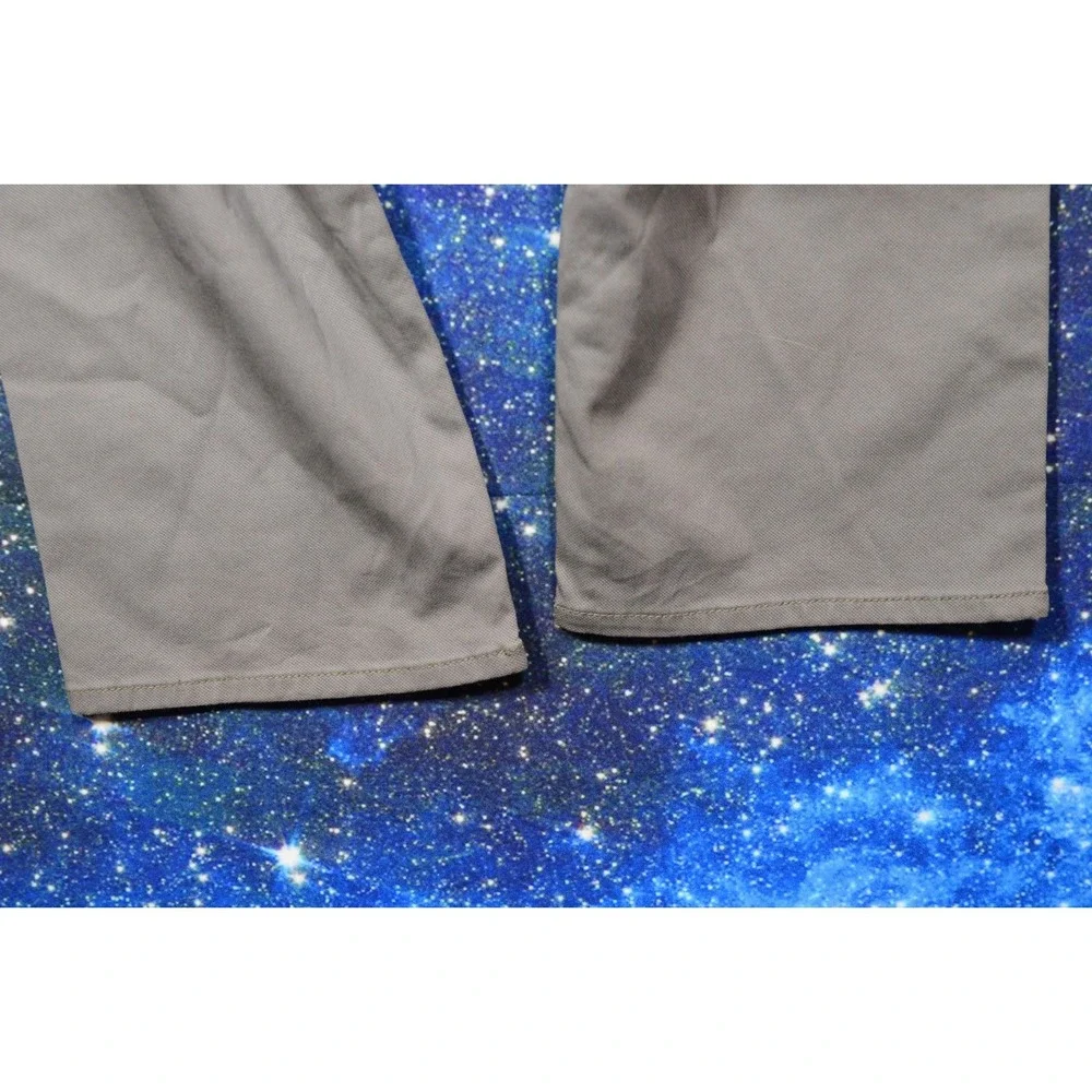 John Varvatos Jeans Mens 36x32 Gray Denim Straight Leg Stretch Skull Rivet Pants